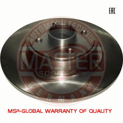 Master-sport 24-0111-0166-2-SET-MS Rear brake disc, non-ventilated 24011101662SETMS