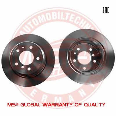 Master-sport 24-0112-0120-1-SET-MS Rear brake disc, non-ventilated 24011201201SETMS