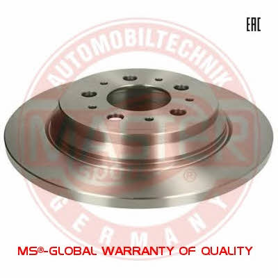 Master-sport 24-0112-0165-1-SET-MS Rear brake disc, non-ventilated 24011201651SETMS
