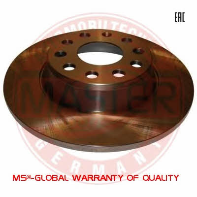 Master-sport 24-0112-0169-1-SET-MS Rear brake disc, non-ventilated 24011201691SETMS