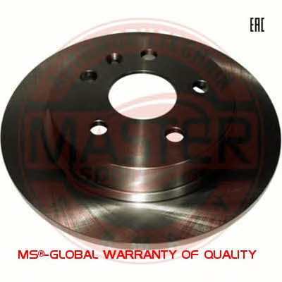 Master-sport 24-0112-0187-1-SET-MS Rear brake disc, non-ventilated 24011201871SETMS