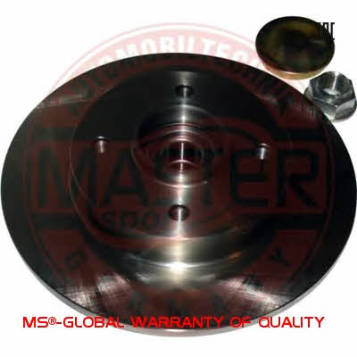 Master-sport 2401090150B-SET-MS Rear brake disc, non-ventilated 2401090150BSETMS