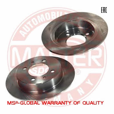 Master-sport 24-0107-0108-1-SET-MS Rear brake disc, non-ventilated 24010701081SETMS