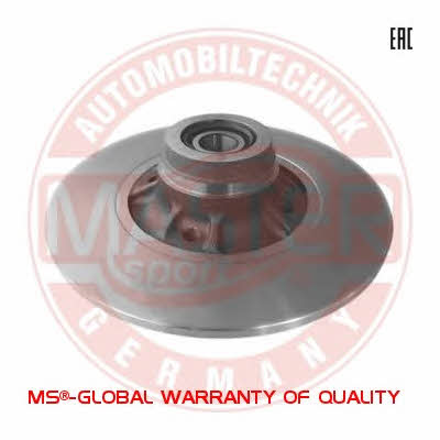 Master-sport 24-0108-0108-1-SET-MS Rear brake disc, non-ventilated 24010801081SETMS