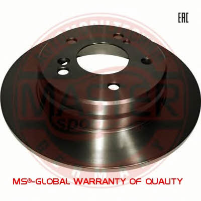 Master-sport 24-0109-0114-1-SET-MS Rear brake disc, non-ventilated 24010901141SETMS