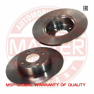 Master-sport 24-0110-0190-1-SET-MS Rear brake disc, non-ventilated 24011001901SETMS