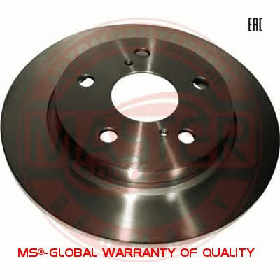 Master-sport 24-0110-0337-1-SET-MS Rear brake disc, non-ventilated 24011003371SETMS