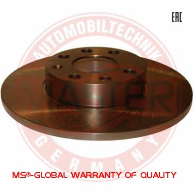 Unventilated front brake disc Master-sport 24-0111-0141-1-SET-MS