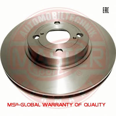 Front brake disc ventilated Master-sport 24-0125-0157-1-SET-MS