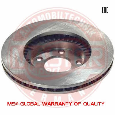 Master-sport 24-0128-0180-1-SET-MS Front brake disc ventilated 24012801801SETMS