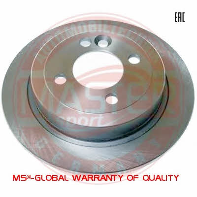 Master-sport 24-0310-0271-1-SET-MS Rear brake disc, non-ventilated 24031002711SETMS