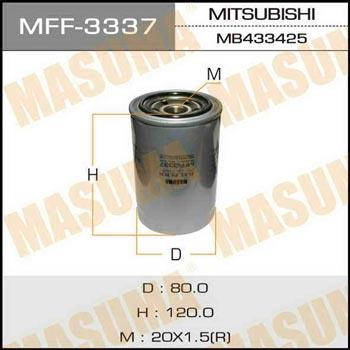 Masuma MFF-3337 Fuel filter MFF3337