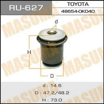 Masuma RU-627 Silent block, front lower arm RU627
