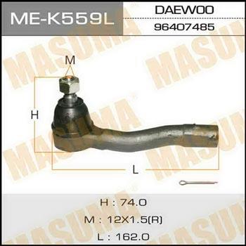Masuma ME-K559L Tie rod end left MEK559L