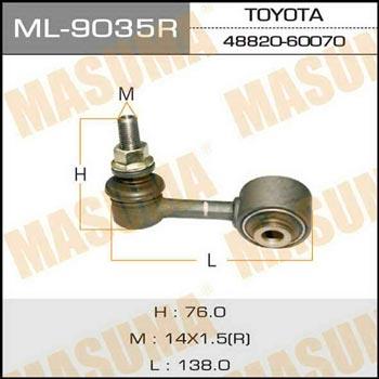 Masuma ML-9035R Rod/Strut, stabiliser ML9035R
