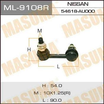 Masuma ML-9108R Rod/Strut, stabiliser ML9108R