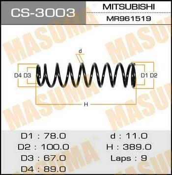 Masuma CS-3003 Coil spring CS3003