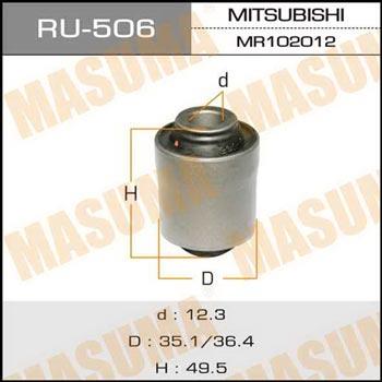 Masuma RU-506 Silent block rear wishbone RU506