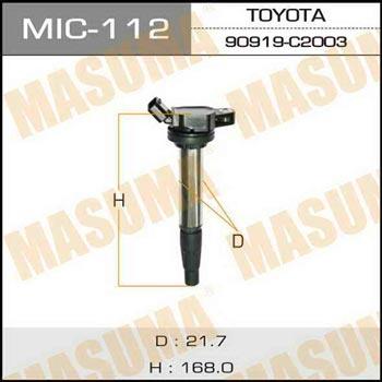 Masuma MIC-112 Ignition coil MIC112