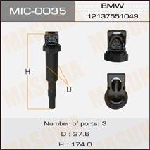 Masuma MIC-0035 Ignition coil MIC0035