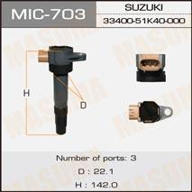 Masuma MIC-703 Ignition coil MIC703