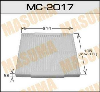 Masuma MC-2017 Filter, interior air MC2017