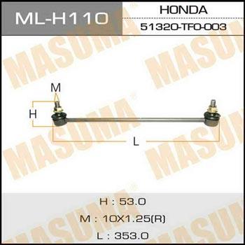 Masuma ML-H110 Rod/Strut, stabiliser MLH110
