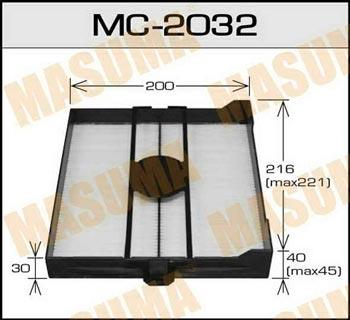 Masuma MC-2032 Filter, interior air MC2032