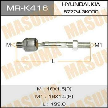 Masuma MR-K416 Inner Tie Rod MRK416