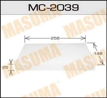 Masuma MC-2039 Filter, interior air MC2039
