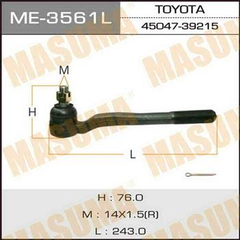 Masuma ME-3561L Tie rod end left ME3561L