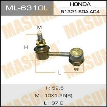 Masuma ML-6310L Rod/Strut, stabiliser ML6310L