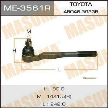 Masuma ME-3561R Tie rod end right ME3561R