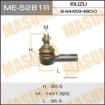 Masuma ME-5281R Tie rod end right ME5281R