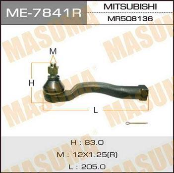 Masuma ME-7841R Tie rod end right ME7841R