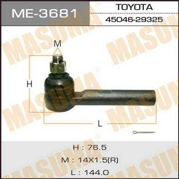 Masuma ME-3681 Tie rod end ME3681