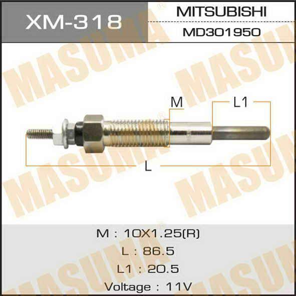 Masuma XM-318 Glow plug XM318