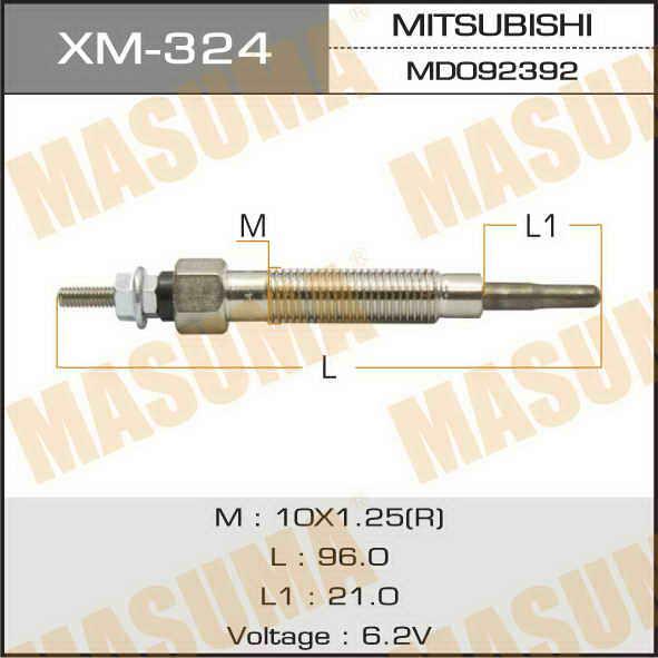 Masuma XM-324 Glow plug XM324