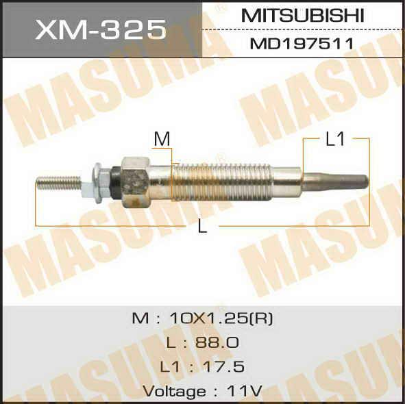 Masuma XM-325 Glow plug XM325