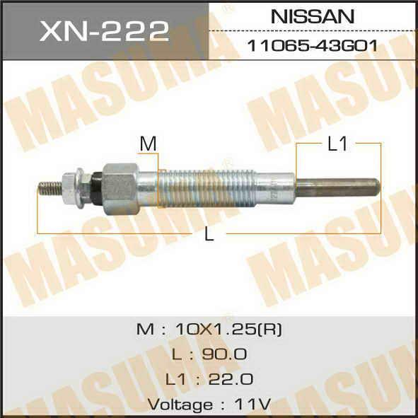 Masuma XN-222 Glow plug XN222
