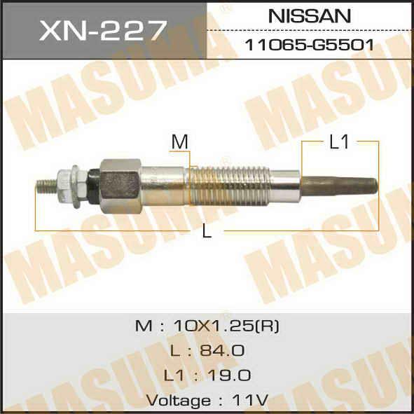 Masuma XN-227 Glow plug XN227