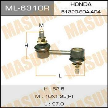 Masuma ML-6310R Rod/Strut, stabiliser ML6310R