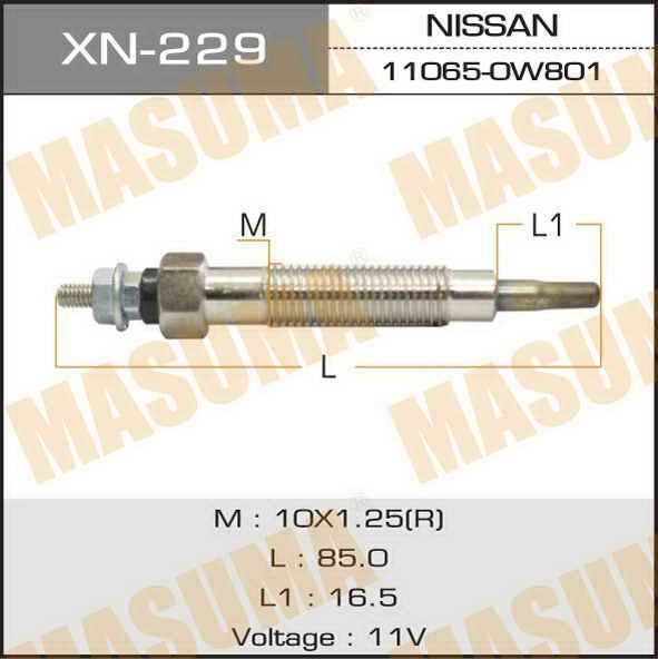 Masuma XN-229 Glow plug XN229