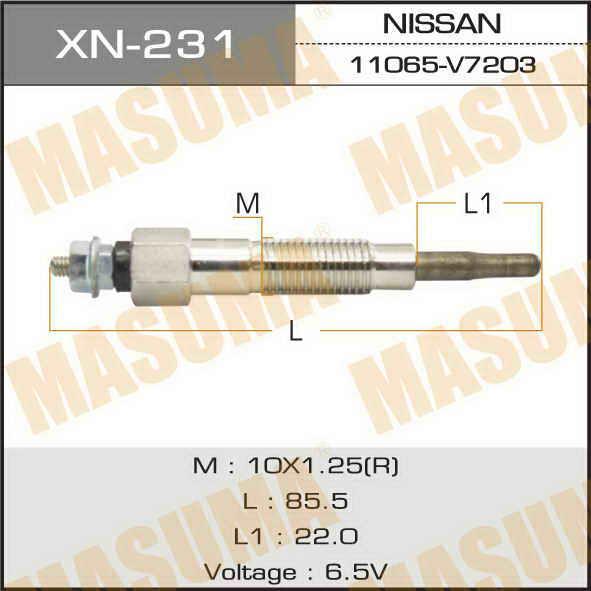 Masuma XN-231 Glow plug XN231