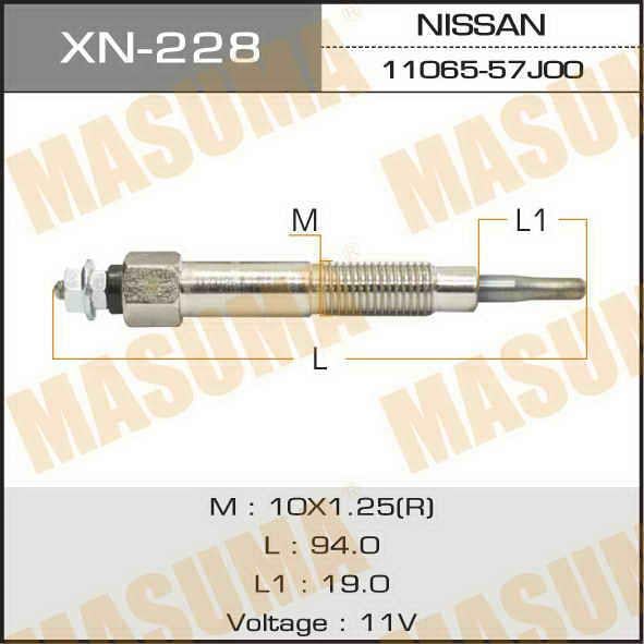 Masuma XN-228 Glow plug XN228