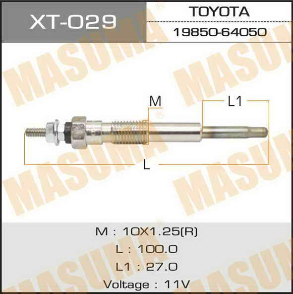 Masuma XT-029 Glow plug XT029