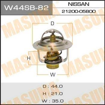 Masuma W44SB-82 Thermostat, coolant W44SB82