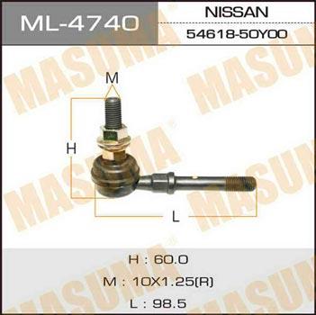 Masuma ML-4740 Rod/Strut, stabiliser ML4740