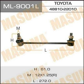 Masuma ML-9001L Rod/Strut, stabiliser ML9001L
