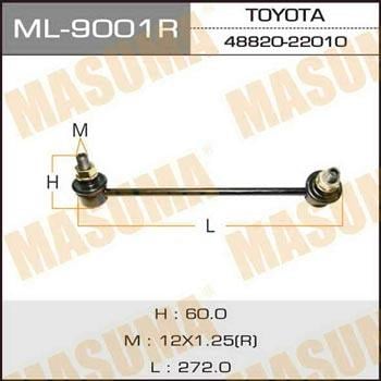 Masuma ML-9001R Rod/Strut, stabiliser ML9001R
